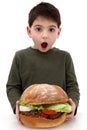 Giant Burger Royalty Free Stock Photo