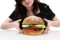 Giant Burger Royalty Free Stock Photo