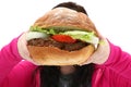 Giant Burger Royalty Free Stock Photo