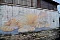 The Giant Cat Skippy Mural located in Georgetown, Malaysia