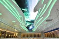 Giant ceiling led screen Royalty Free Stock Photo
