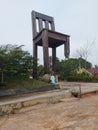 giant chair tour.musi banyuasin.indonesia