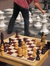 Giant chess Royalty Free Stock Photo