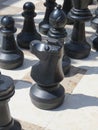 Giant chess pieces