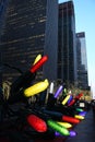 Giant Christmas Ornaments in Manhattan, NYC