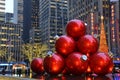 Giant Christmas Ornaments, New York