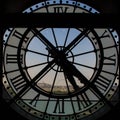 Giant Clock in Musee D'Orsay in Paris