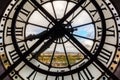 The giant clock of the Musee dOrsay in Paris