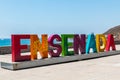 Giant Colorful Ensenada Welcome Sign