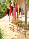 Giant colorful joss sticks