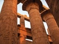 Ancient temple of Karnak in Egypt Royalty Free Stock Photo