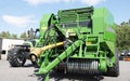 Giant combine harvester Royalty Free Stock Photo