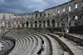 coliseum.Pula.Croatia.Giant construction of the huge amphitheater