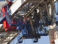 Giant container crane details