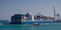 Docking Container Ship, Malta Royalty Free Stock Photo