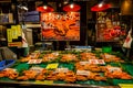 Giant crab at local market in Kyoto, Japan