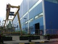 Giant crane of PLTU Paiton in East Java Indonesia Royalty Free Stock Photo