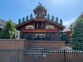 Giant cuckoo clock in Sugarcreek, Ohio