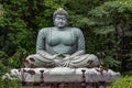 Giant daibutsu figure of the Buddha at Hanibe, Japan