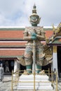 Giant Demon guardian statue located in Grand Palace ,Bangkok