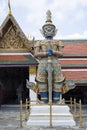 Giant Demon guardian statue located in Grand Palace ,Bangkok