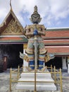 Giant Demon guardian statue located in Grand Palace ,Bangkok