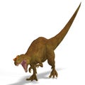 Giant Dinosaur Allosaurus With Clipping Path over Royalty Free Stock Photo