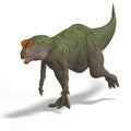 Giant Dinosaur Allosaurus With Clipping Path over Royalty Free Stock Photo