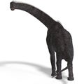 Giant dinosaur brachiosaurus With Clipping Path Royalty Free Stock Photo