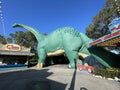 Giant Dinosaur at Entrance to Dinosaur Land in Animal Kingdom, Orlando, Florida