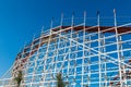 Giant Dipper Rollercoaster at Belmont Park Royalty Free Stock Photo