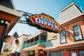 Giant Dipper sign, on the boardwalk in Santa Cruz, California