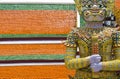 Giant at Emerald Buddha temple Royalty Free Stock Photo
