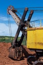 Giant excavator machinery industry Royalty Free Stock Photo