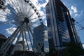 Giant Ferris wheel at Centennial Olympic Park in downtown Atlanta, GA Royalty Free Stock Photo