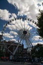 Giant Ferris wheel at Centennial Olympic Park in downtown Atlanta, GA Royalty Free Stock Photo
