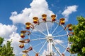 Giant Ferris Wheel In Fun Park On Blue Sky Royalty Free Stock Photo