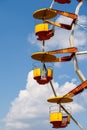 Giant Ferris Wheel In Fun Park On Blue Sky Royalty Free Stock Photo