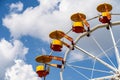 Giant Ferris Wheel In Fun Park On Blue Sky Royalty Free Stock Photo