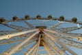 Giant Ferris Wheel In Fun Park On Night Sky Royalty Free Stock Photo