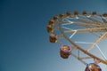 Giant Ferris Wheel In Fun Park On Night Sky Royalty Free Stock Photo