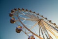 Giant Ferris Wheel In Fun Park On Night Sky Royalty Free Stock Photo