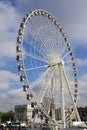 The giant Ferris Wheel (Grande Roue) in Paris Royalty Free Stock Photo