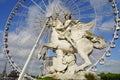 The giant Ferris Wheel (Grande Roue) in Paris