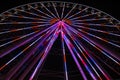 Giant Ferris Wheel at Union Station St Louis at night. Royalty Free Stock Photo