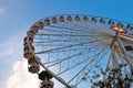 Giant ferry wheel at Prater park, Vienna Royalty Free Stock Photo