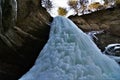 Winter at Starved Rock State Park Wildcat Canyon Royalty Free Stock Photo