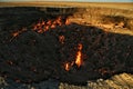 Giant gas crater in Turkmenistan `Gates of Hell`.