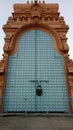 Giant gate at chattarpur