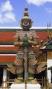 Giant gate protector in Bangkok Grand Palace Royalty Free Stock Photo